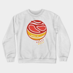 ROAST BEEF IN DOODLE Crewneck Sweatshirt